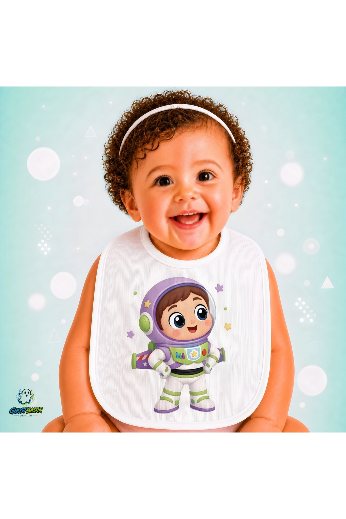 Toy Story Keten Bebek Mama Önlüğü – Yumuşak, Emici, Yıkanabilir, Özel Tasarım P199