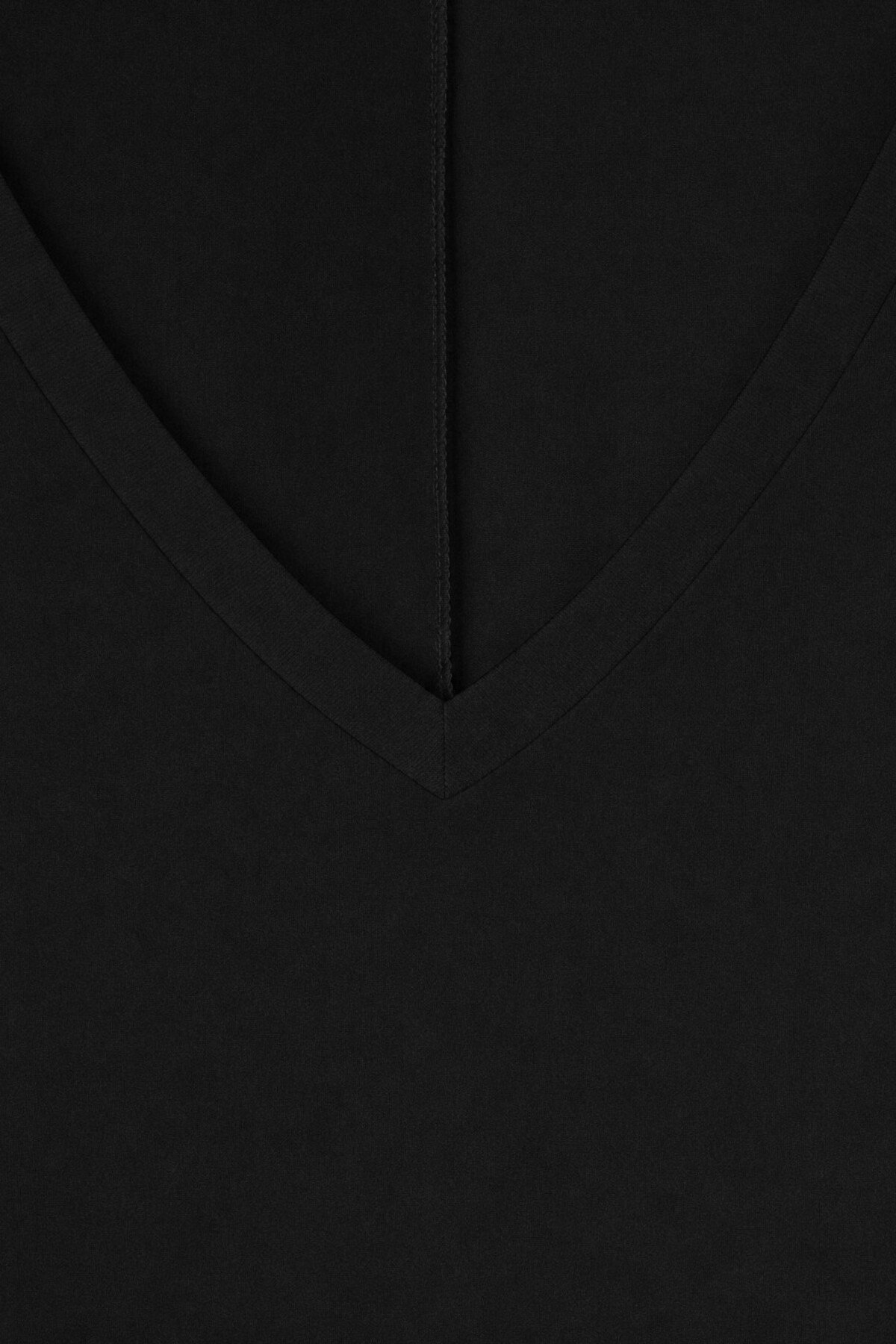 Stradivarius V Yaka Yarasa Kollu T-Shirt görsel 8