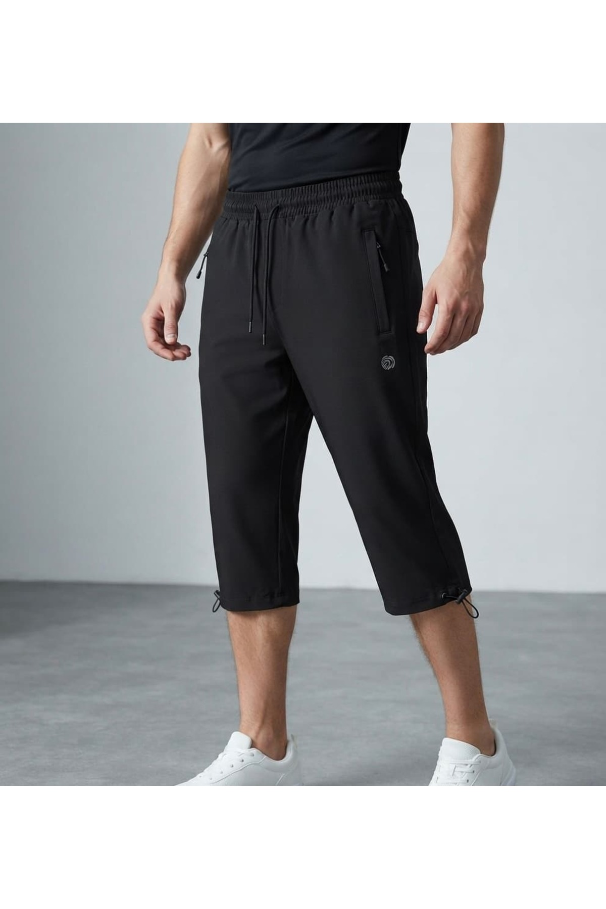 Demente Long Shorts Quick Dry Capri with Leg Stoppers (Unlined)