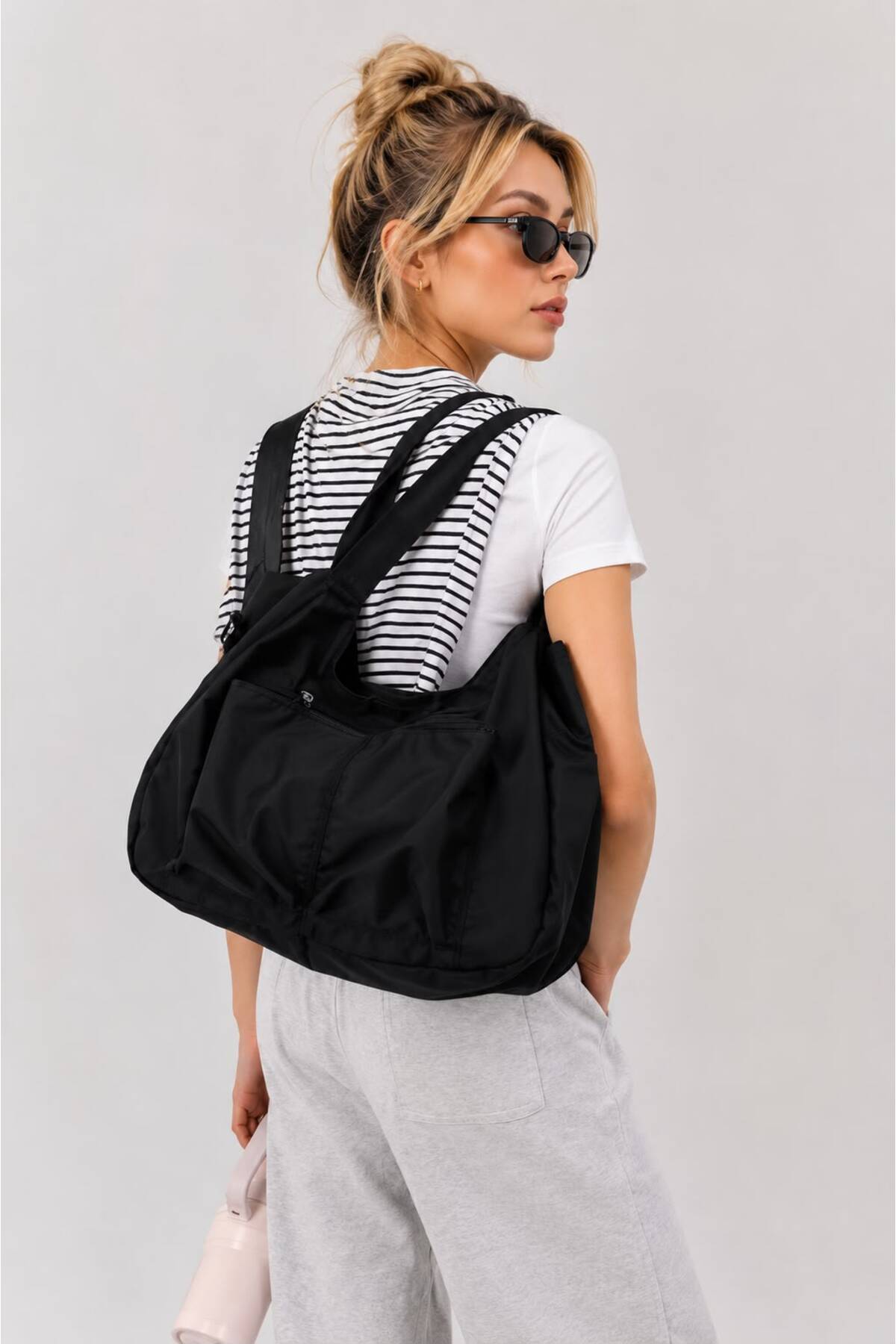 citycenterfashion Kadın GYM Bag Günlük Spor Çanta cty-lbn-1173 görsel 2