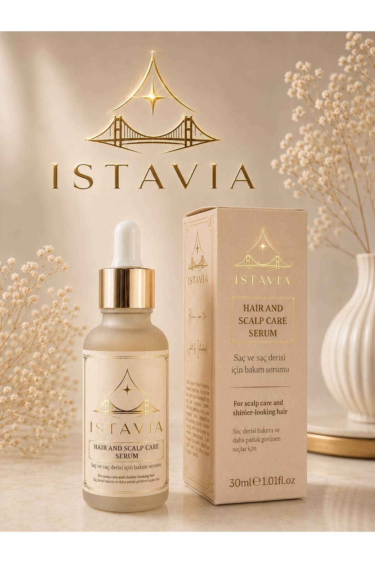 Saç ve Saç Derisi Bakım Serumu 30 ml — 001