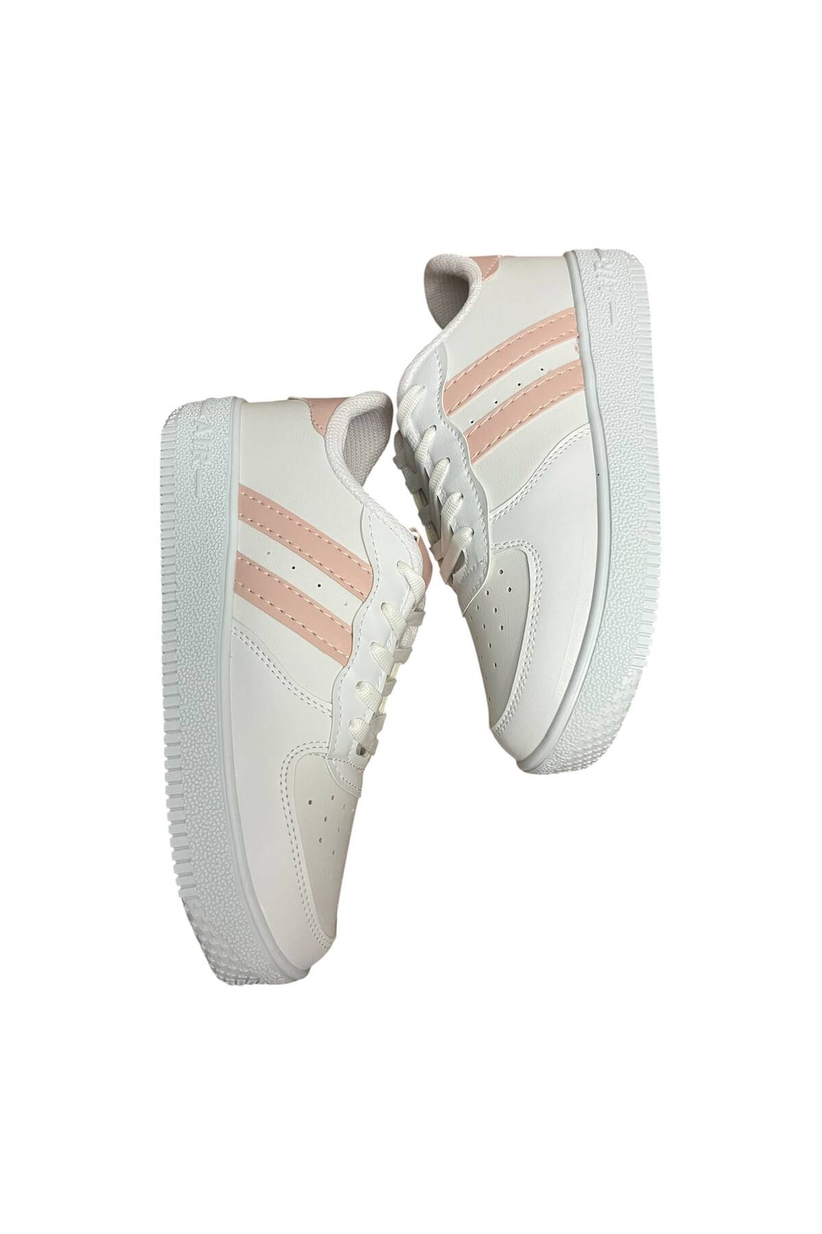 rungo AİR RAHAT HAFİF UNİSEX BAĞCIKLI GÜNLÜK CASUAL KADIN ERKEK SNEAKER SPOR AYAKKABI görsel 3