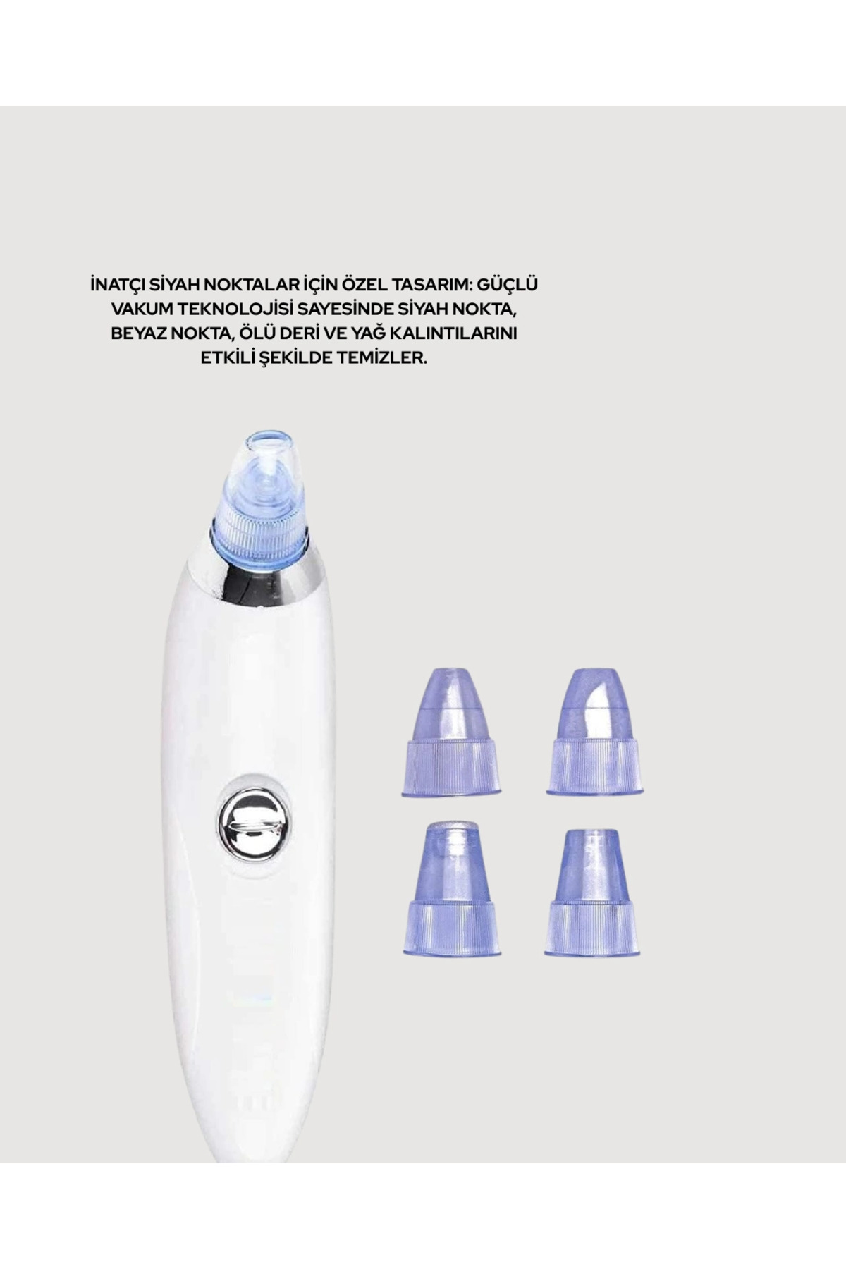 Gözenek Açıcı Buhar Etkili Vakumlu Siyah Nokta Temizleyici – Farklı Cilt Tiplerine Uygun — BA13-SFKXUCZZZSYAHNOKTACHAZIIIII-5 — تصویر 2 از 5