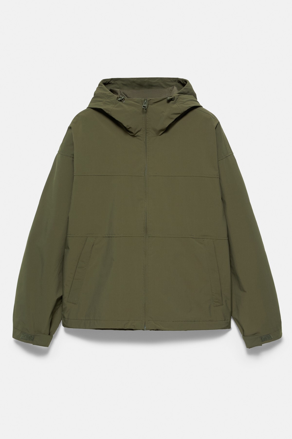 Pull & Bear Kapüşonlu hafif yağmurluk görsel 8