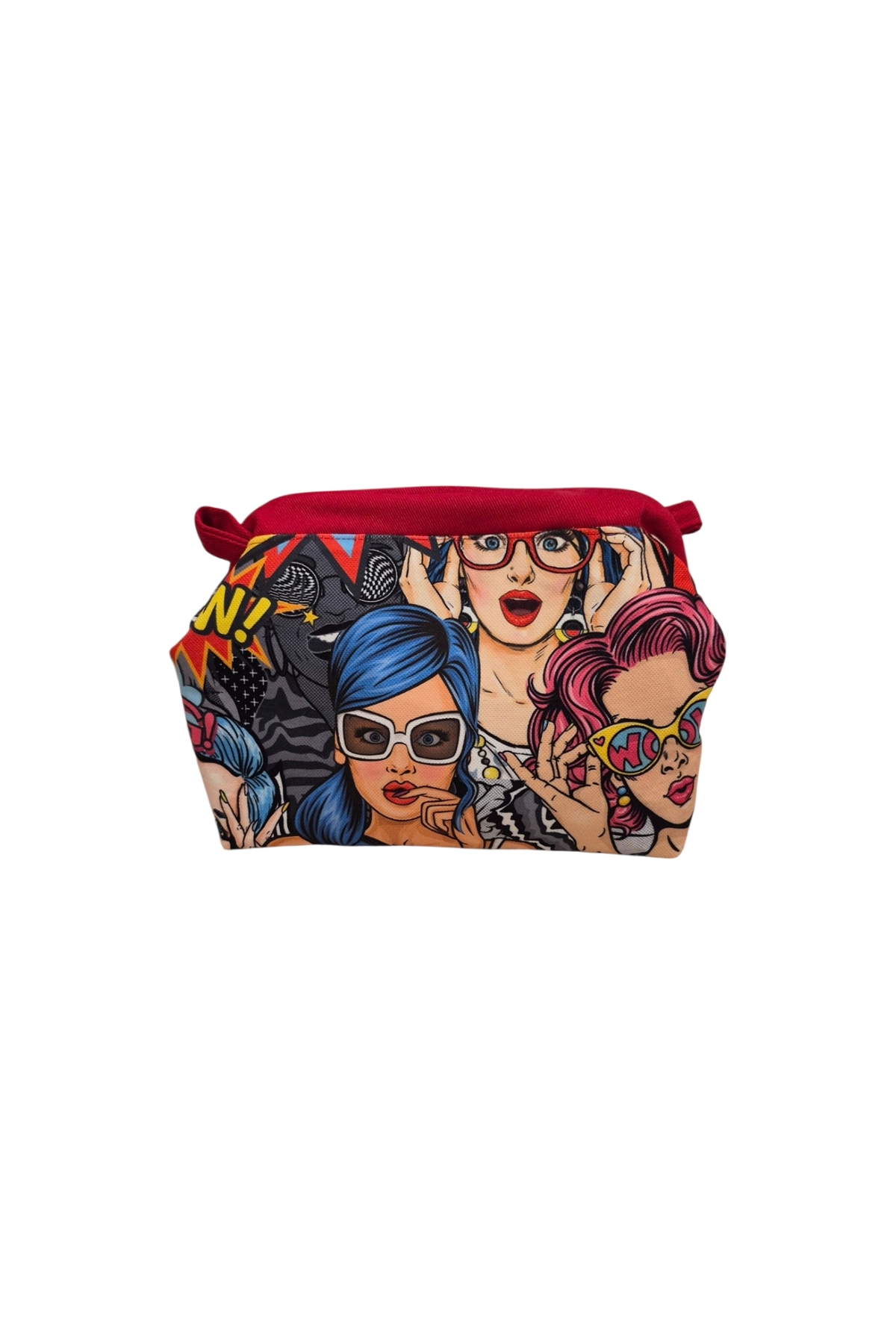 handedizayn Gizli Burslu Pop Art Kadın Clutch El Çantası görsel 3
