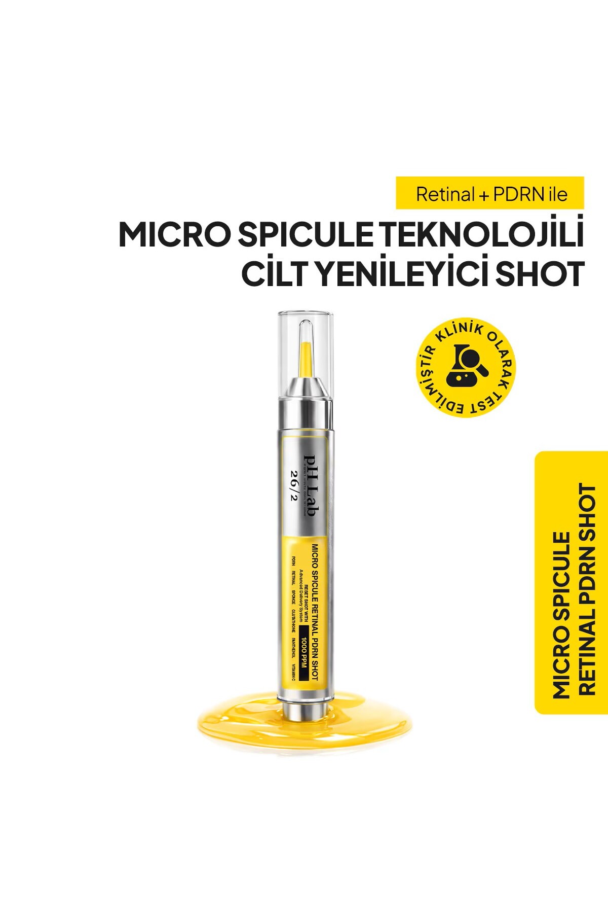 PHLab Micro Spicule Retinal PDRN Intensive Renewal Shot – Yoğun Yenileyici Bakım Serumu 15 ml — MS11454718787458745