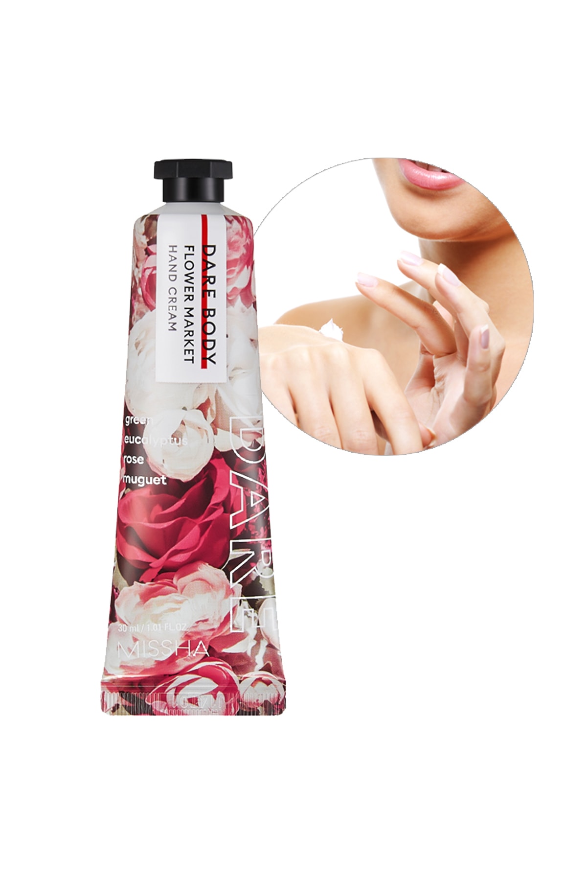 Missha Çarpıcı Kokulu, Nemlendirme Etkili El Bakım Kremi Dare Body Hand Cream (flower Market)