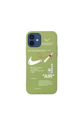 Iphone 12 Uyumlu Lansman Nike Air Desenli Telefon Kılıfı IP12LN-284