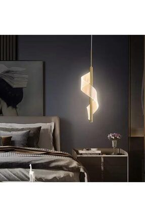 Ultra Luxury Elegante Tekli Sarkıt Led Avize Nordic Tasarım Gün Işığı burenze1022