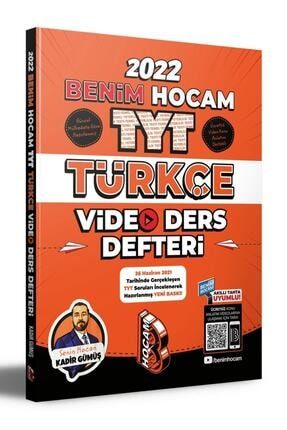 Benim Hocam 2022 Yks Tyt Türkçe Video Ders Defteri - Kadir Gümüş 978605277358111