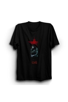 Che Guevara Yıldız Baskılı T-shirt TT-BT1900