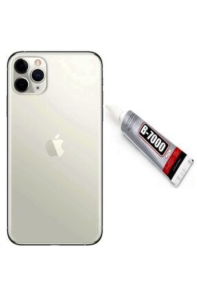 Apple Iphone 12 Pro Max Arka Kapak Batarya Pil Kapağı + Yapıştırıcı Hediye - Silver INSTATECHkapak50