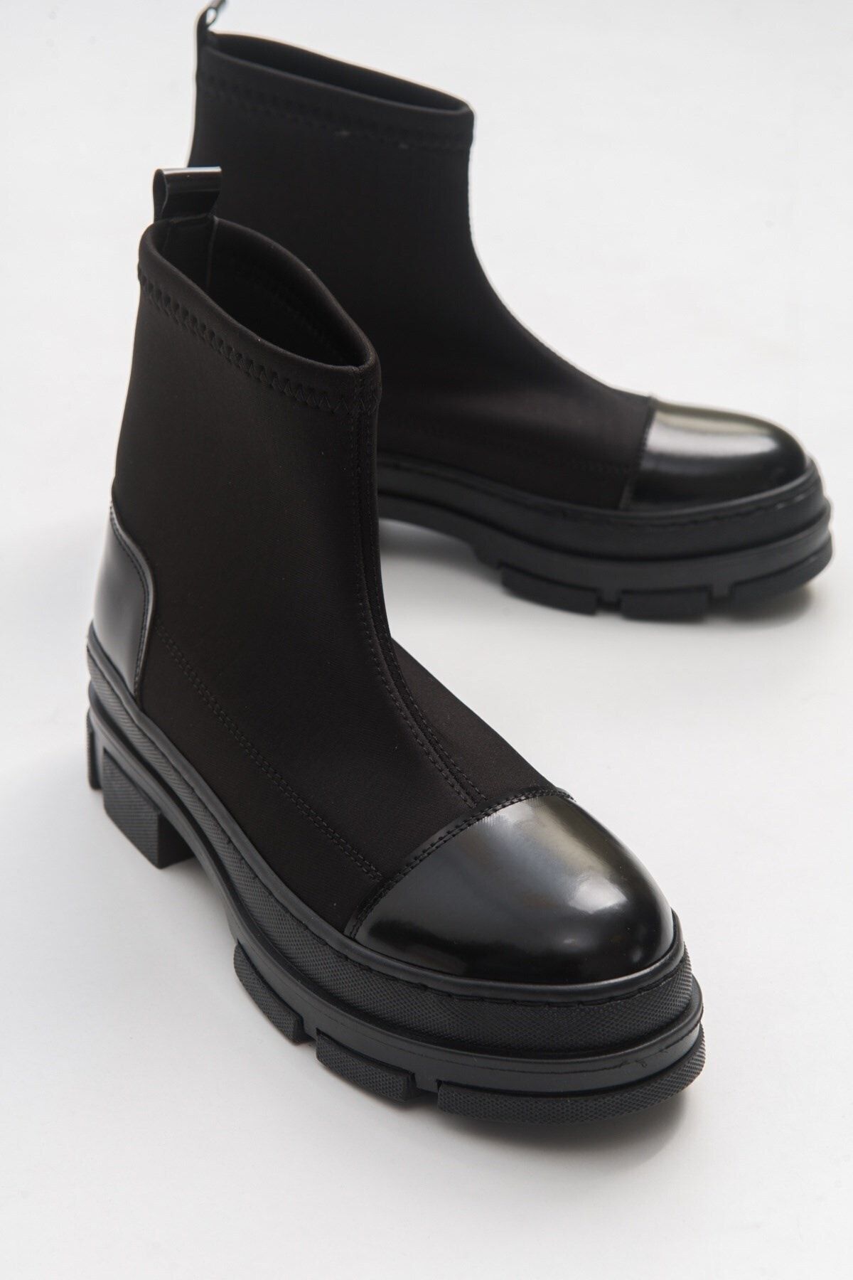 LuviShoes-Dámské boty Bendıs Black Scuba 4