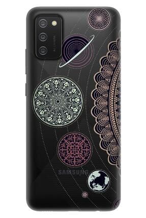 Samsung Galaxy A03s Kılıf Hd Baskılı Kılıf - Mandala Galaksi gmsm-a03s-v-236