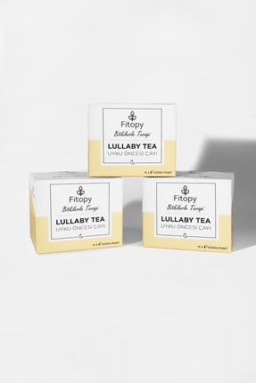 Lullaby Tea 3'lü Paket / Uyku Öncesi Çayı / Fonksiyonel Süzen Poşet Bitki Çayı 15'erli Ft10009