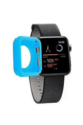 Apple Watch 42mm 2,3 Ultra Uyumlu Koruma Soft Silikon Kılıf Açık Mavi TYC00235021172