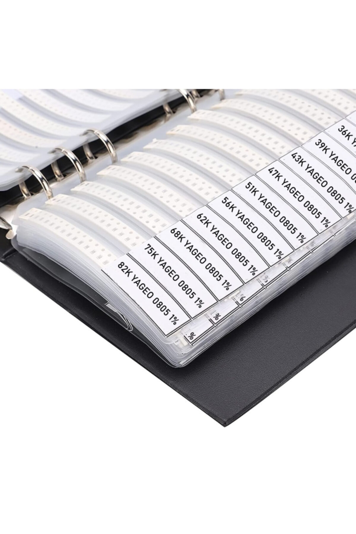 4250 Parça Smd 0805 Direnç Seti Kitabı 1% Sample Book 4