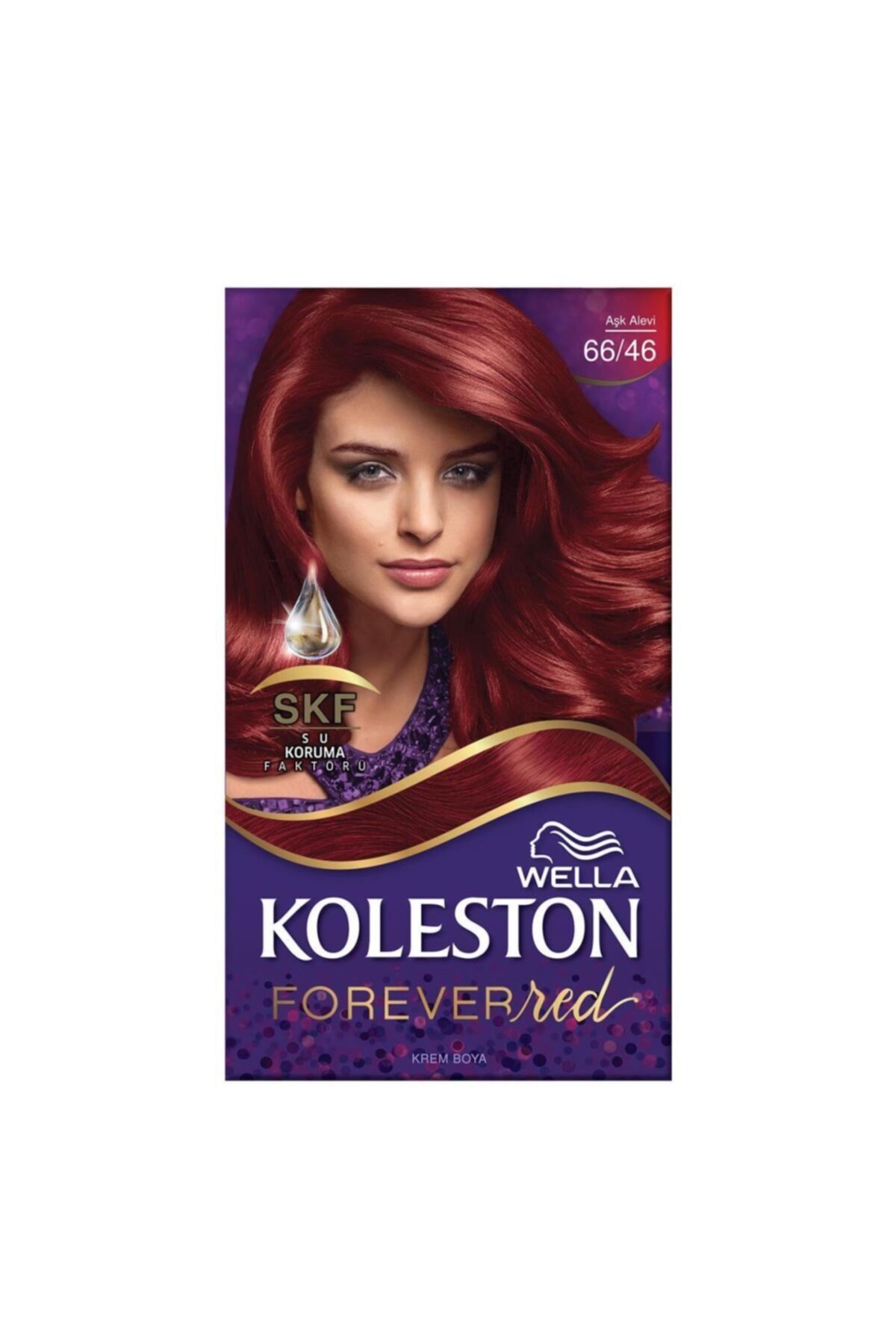 ولا Brand Love Flame Kit Hair Dye 66/46 سایز: استاندارد تعداد: 1