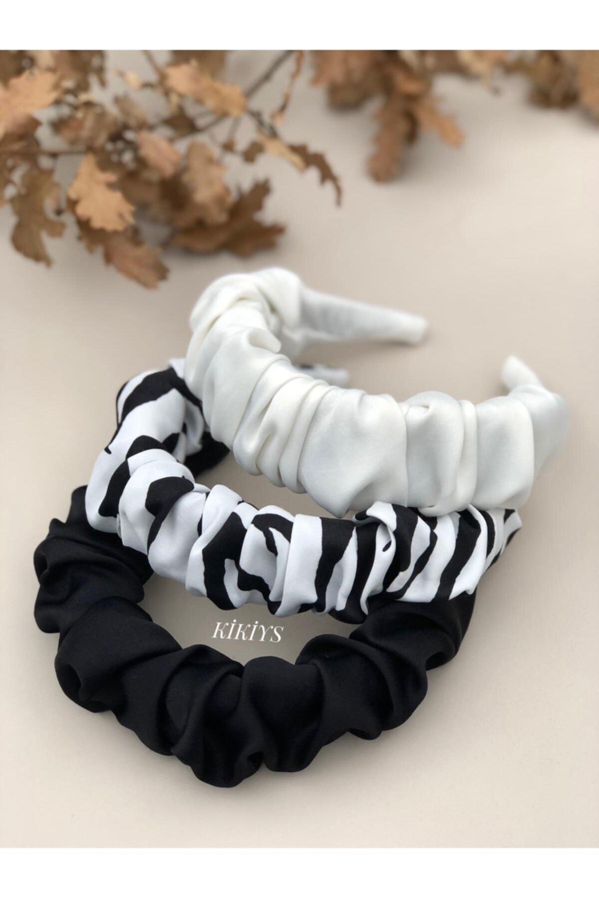 Siyah Beyaz Zebra Taç Seti 2