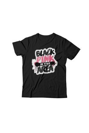 Blackpink Çocuk Siyah Tişört 7526