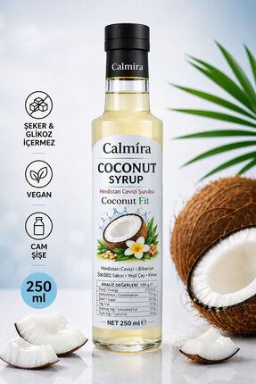 CALMİRA Coconut Fit Hindistan Cevizi Şurubu 250 ml / Detoks Mix / Şeker & Gli...