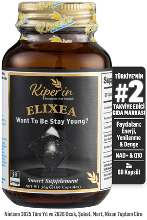 Kiperin Elixea ‘Longevity' | Resveratrol, Glutatyon, Koenzim Q10, NMN, NADH, ...