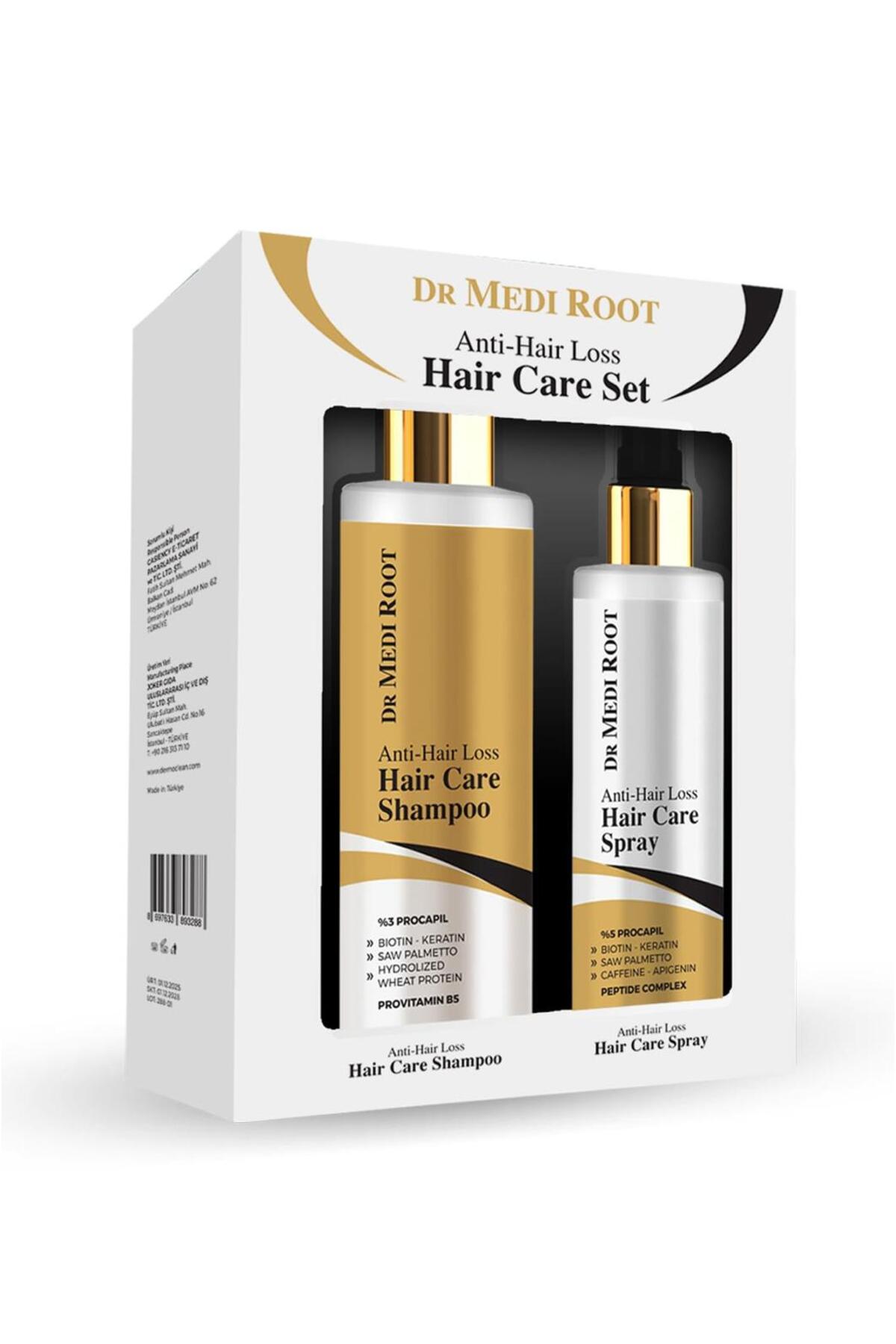 Anti-Hair Loss Saç Bakım Seti Kök Destekleyici Şampuan & Sprey — Medi001 — تصویر 8 از 8