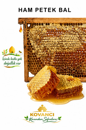 KOVANCI GIDA Çerçeve Petek Balı – %100 Doğal Saf Bal