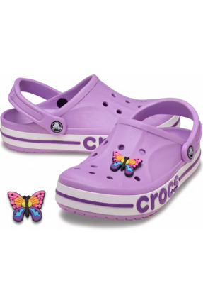 Crocs Bayaband Clog Lila Kadın Terlik 205089 (Terlik Süsü Jibbitz HEDİYELİ)
