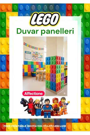 AFFECTİONE LEGO DUVAR KORUMA ( panel eva tatami zemin )