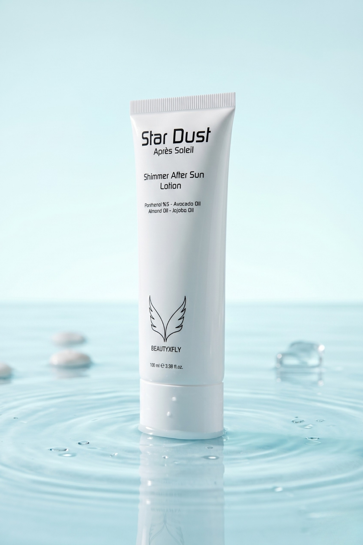 Star Dust Après Soleil Shimmer After Sun 100 ml | Güneş Sonrası Yoğun Nemlendirici Etkili Işıltılı Bakım Kremi — FY-02 — تصویر 3 از 3