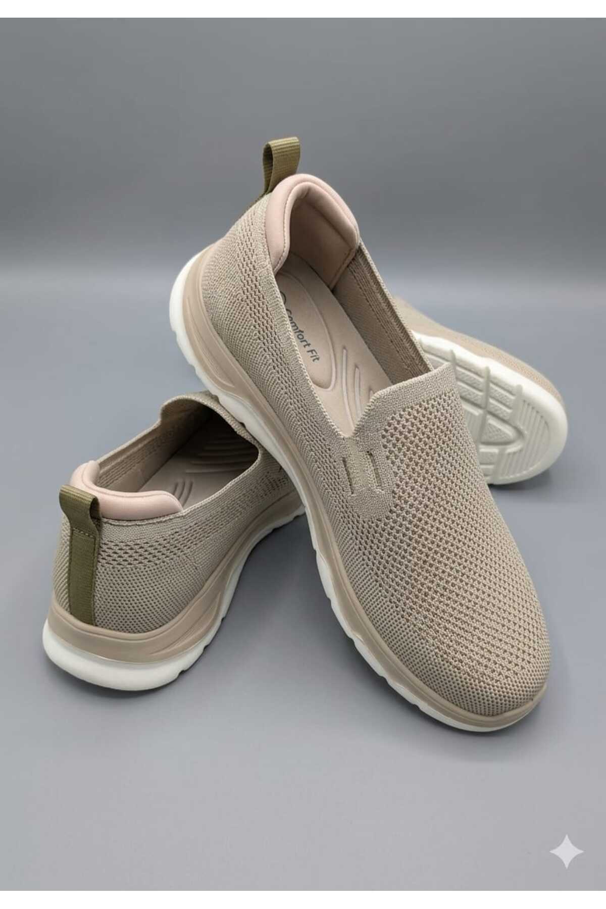 Men's Beige Knitwear Aqua Summer Sneakers