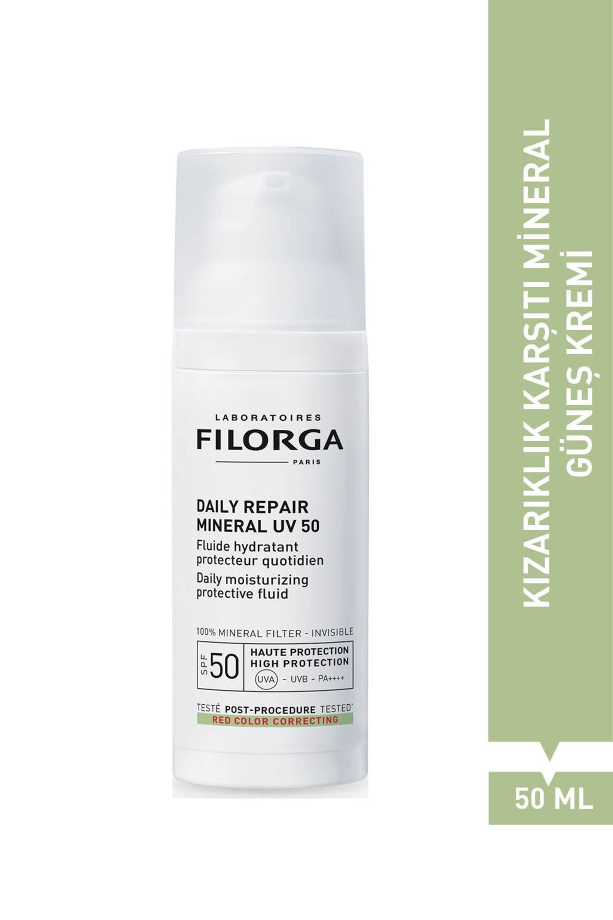 Filorga DAILY REPAIR MINERAL UV 50 Kızaırıklık Karşıtı Yüksek Güneş Korumalı Nemlendirici Fluid — FL 0169