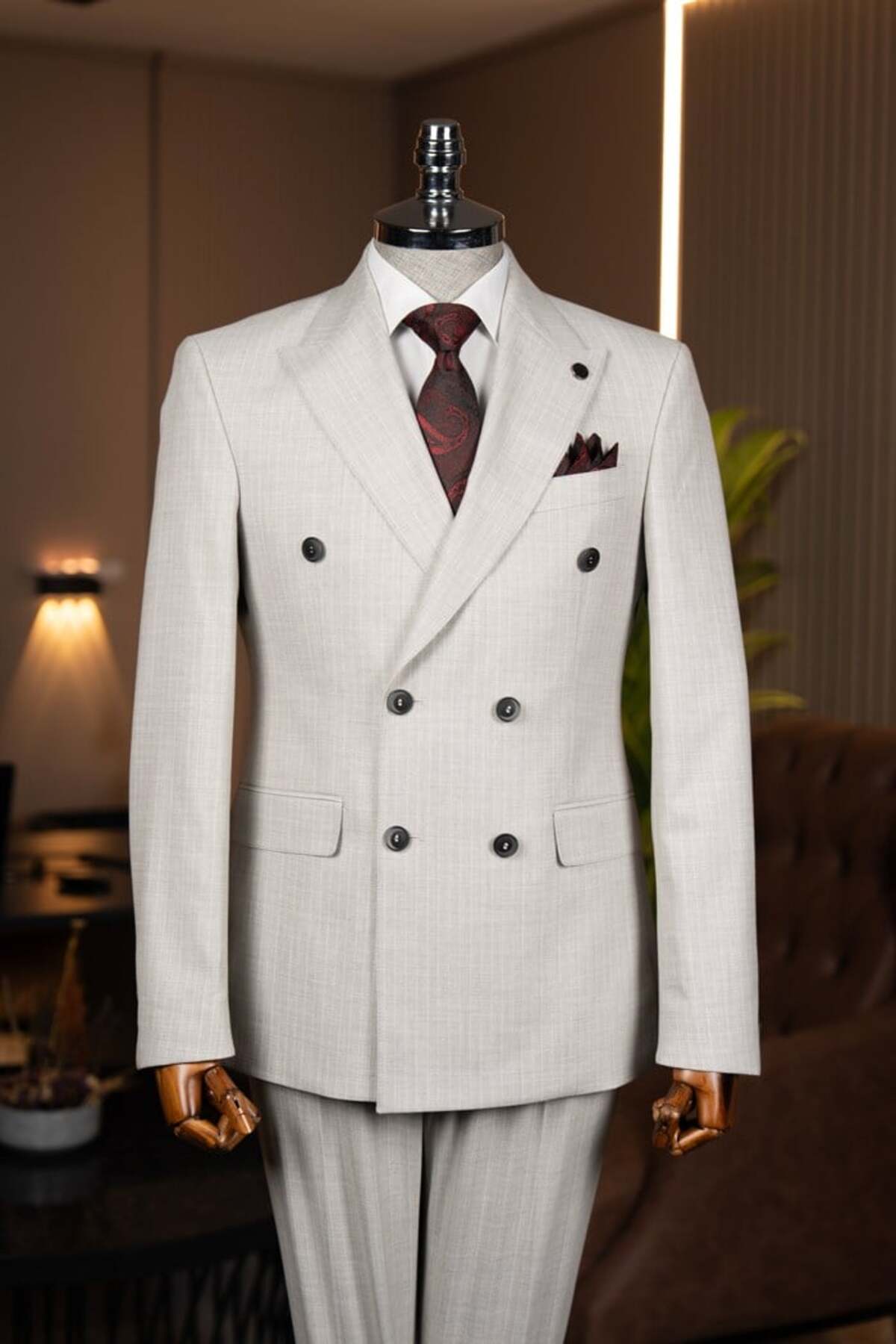 Terzi Ayhan Classics Double-Breasted Striped Suit –Slimfit, Choose