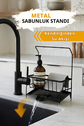 Wirewel Tezgah Üstü Sıvı Sabunluk Standı Ve Süngerlik Düzenleyici, Paslanmaz ...