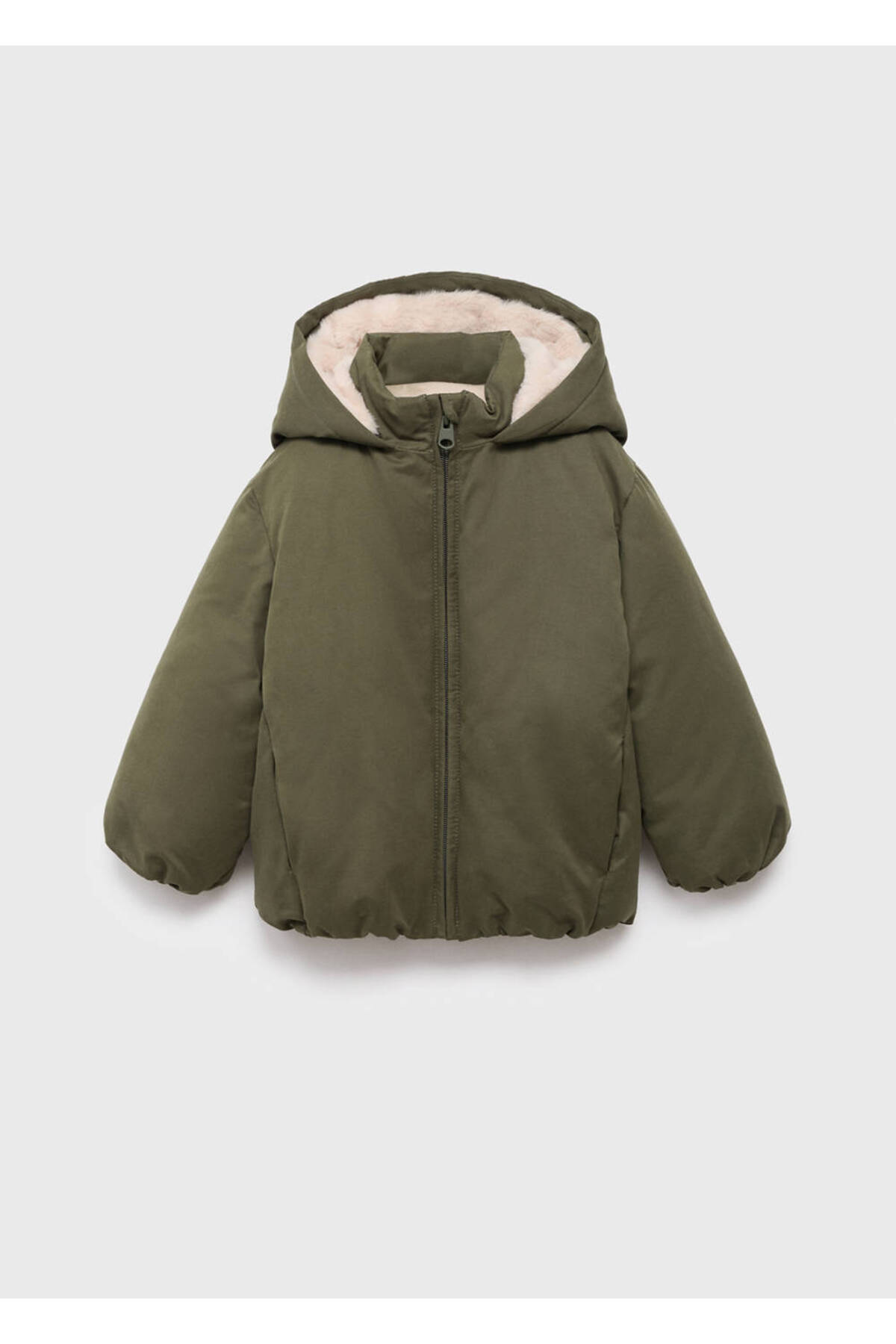 Hooded quilted anorak