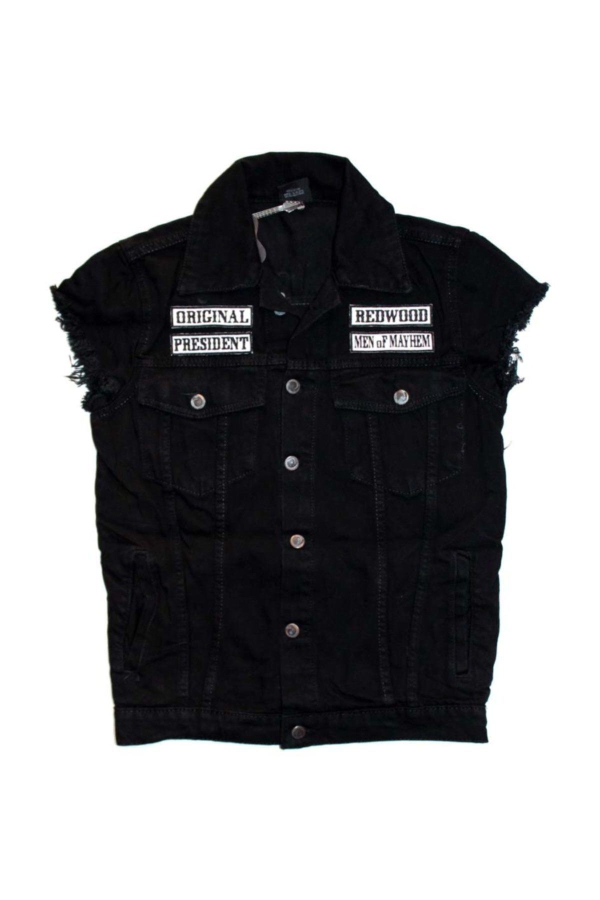 Modaroma Sons Of Anarchy Kot Yelek görsel 6