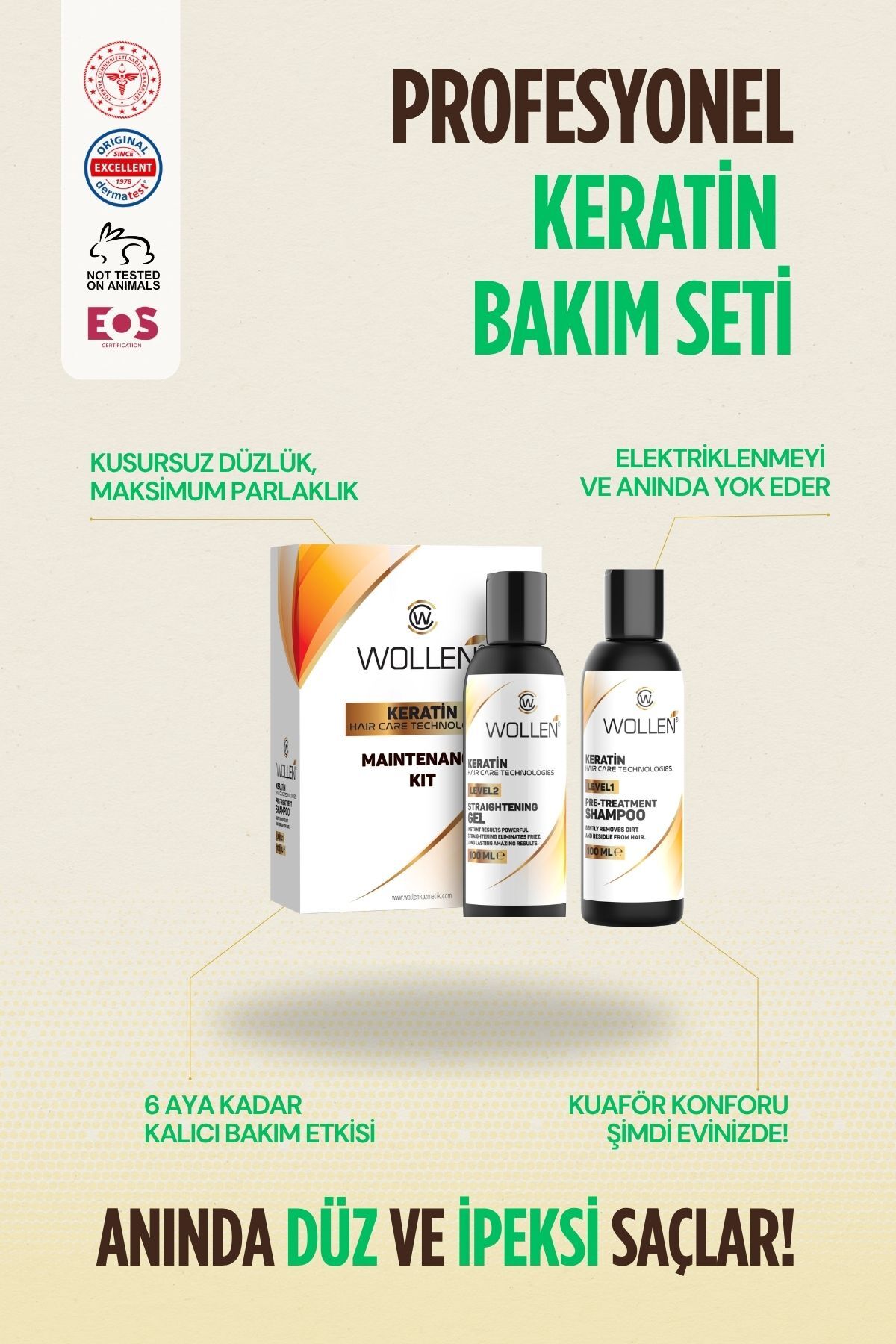 Wollen Keratin Seti — krtn