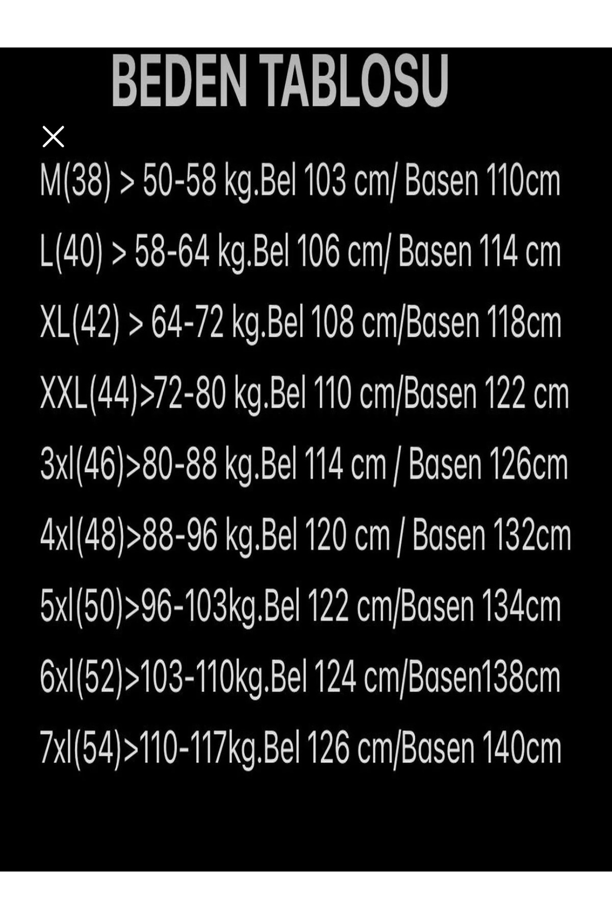 Butik BELİ LASTİKLİ YÜKSEK BEL BÜYÜK -KÜÇÜK BEDEN BORU PAÇA LİGRALI PANTOLON görsel 8