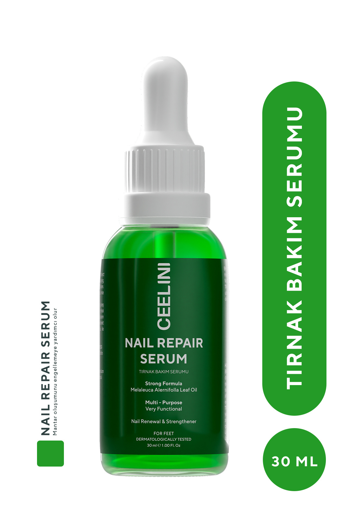 Ceelini El ve Ayak Tırnak Bakım Serumu Çay Ağacı , Salisik Asit Özlü Serum 30 ml