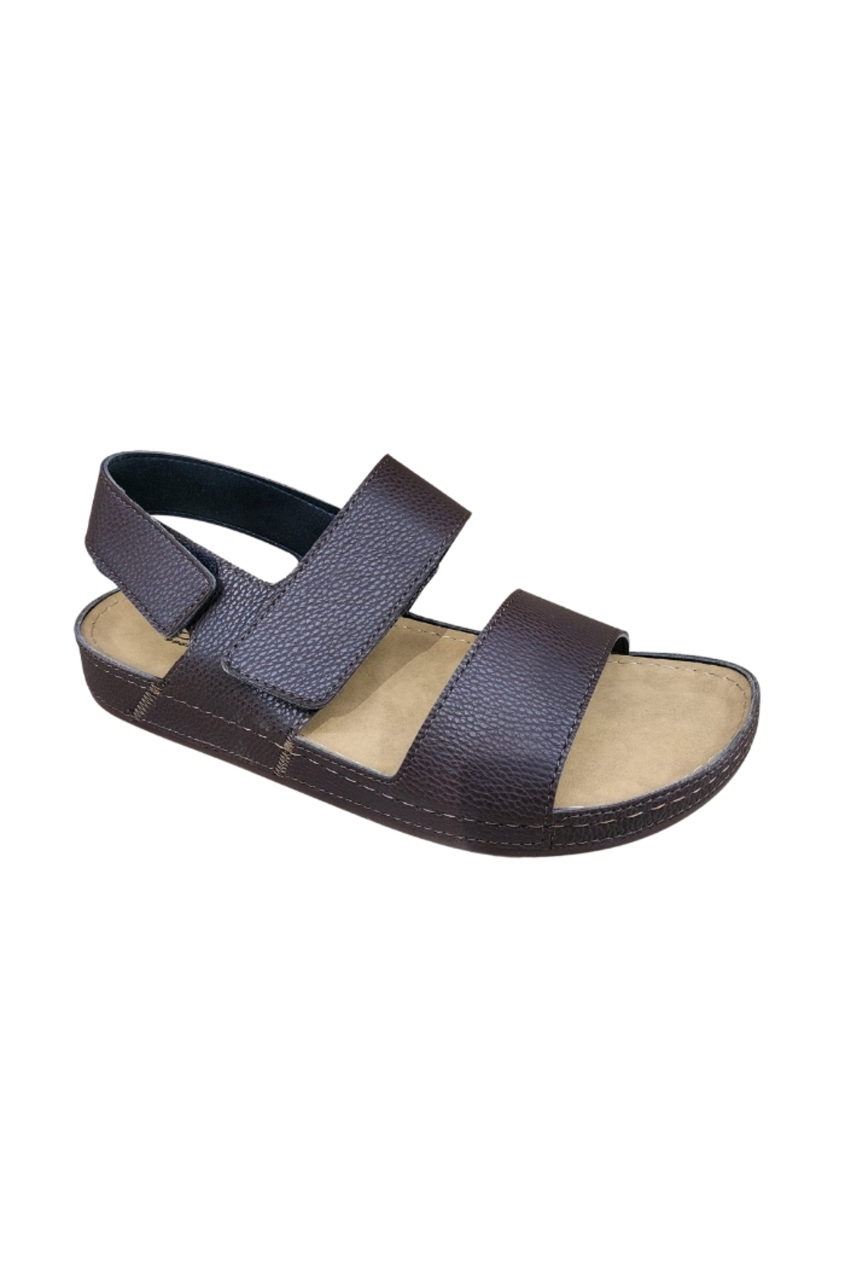 Ceyo 9969-9 Anatomik Deri Erkek Comfort Sandalet görsel 5