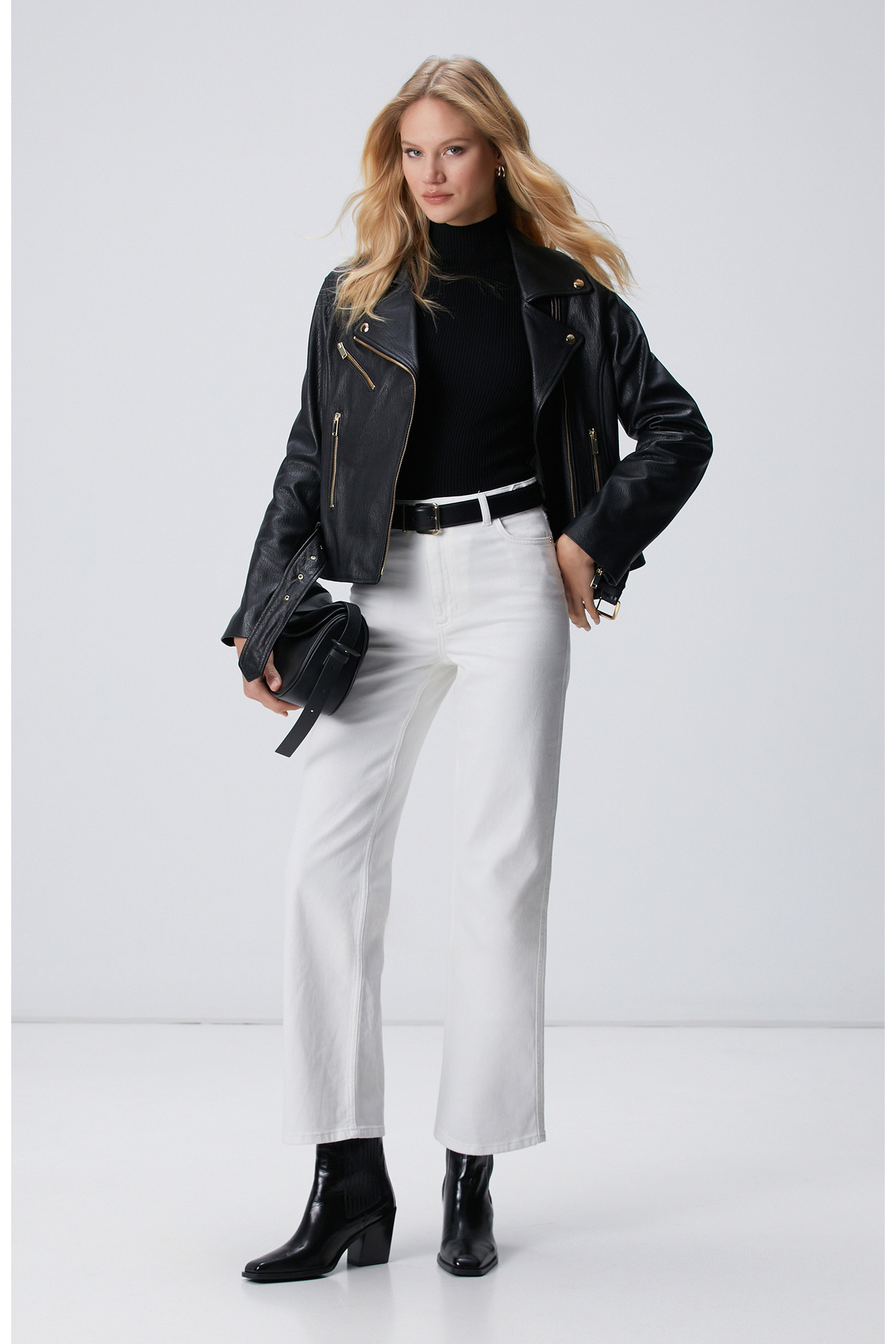 Network  Siyah Rayon Basic Kazak - Görsel 3