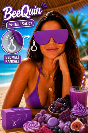 BeeQuin Silikon Güneş Gözlük Kabı Kılıfı Çizilmez Cam Koruyucu Katlanabilir K...
