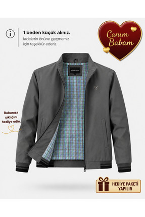 MOT&MONT Erkek Pamuk Polyester Karışım BONDED Kumaş Su ve RÜzgar Geçirmez Haf...
