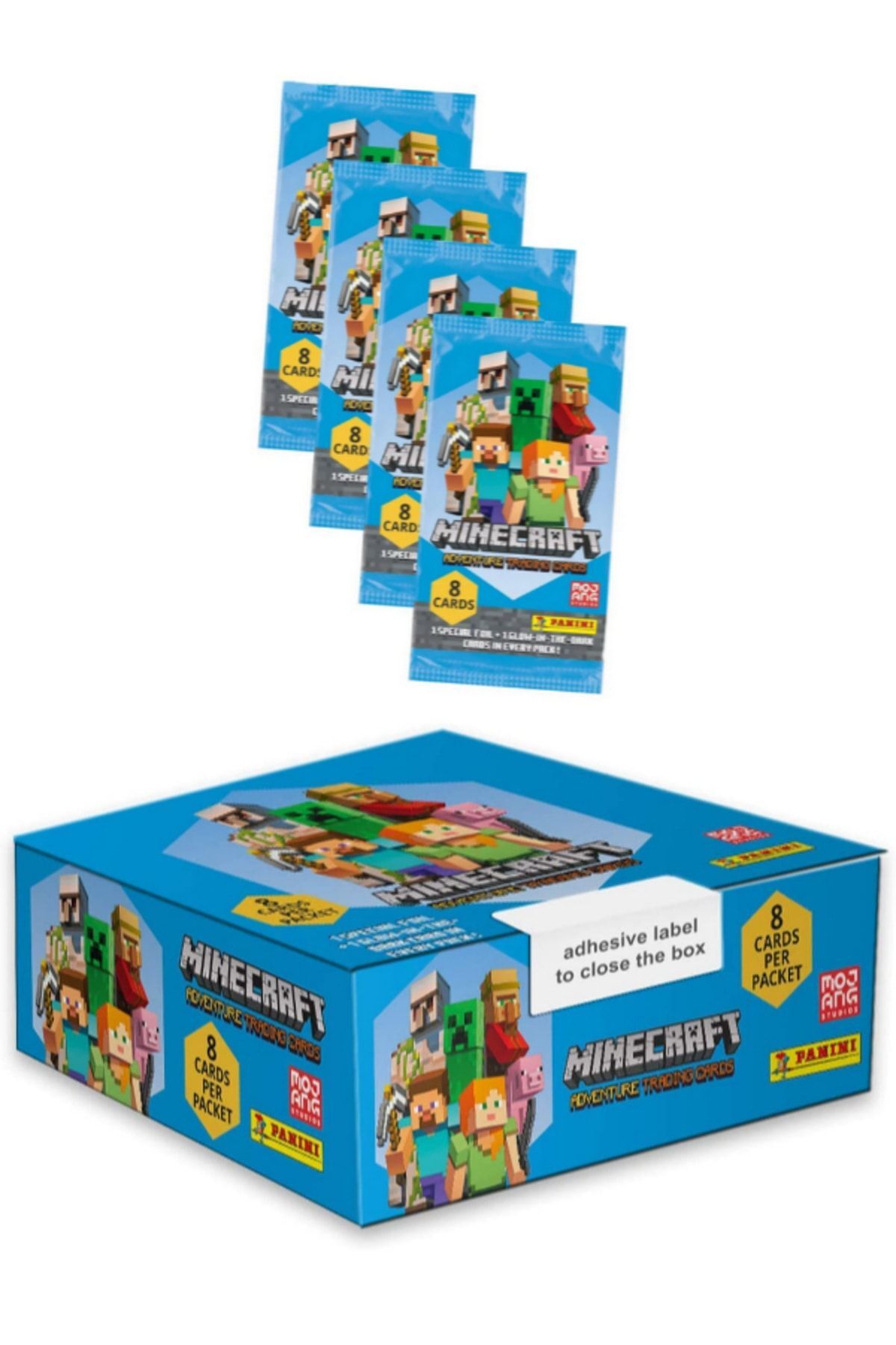 Panini Minecraft Trading Card - 4 Packs