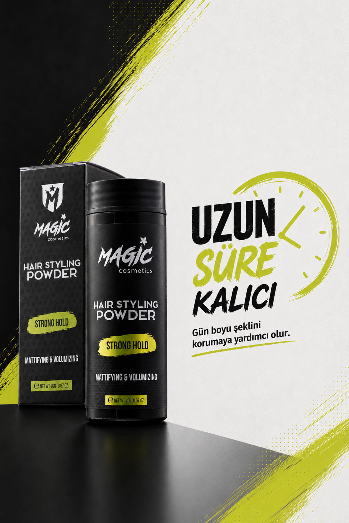 Şekillendirici Saç Pudrası Toz Wax 20g | Güçlü Tutuş Hacim Veren Matlaştırıcı Pudra Wax Powder Wax — Magic Powder — تصویر 7 از 8