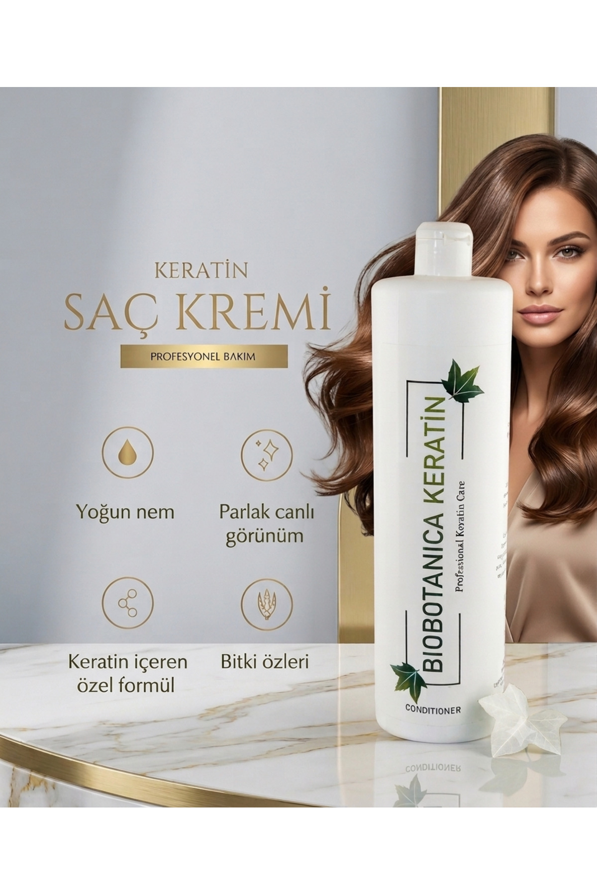 Keratin Saç Kremi 1000 ml — BBTNCSCKRM1000ML — تصویر 2 از 4
