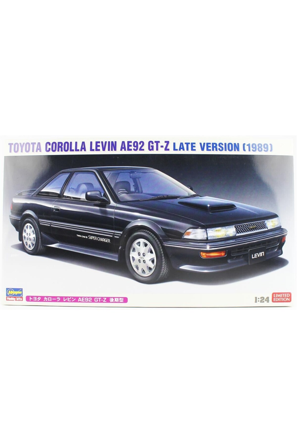 Hasegawa 20486 1/24 Ölçek, Toyota Corolla Levin AE92 GT-Z Late