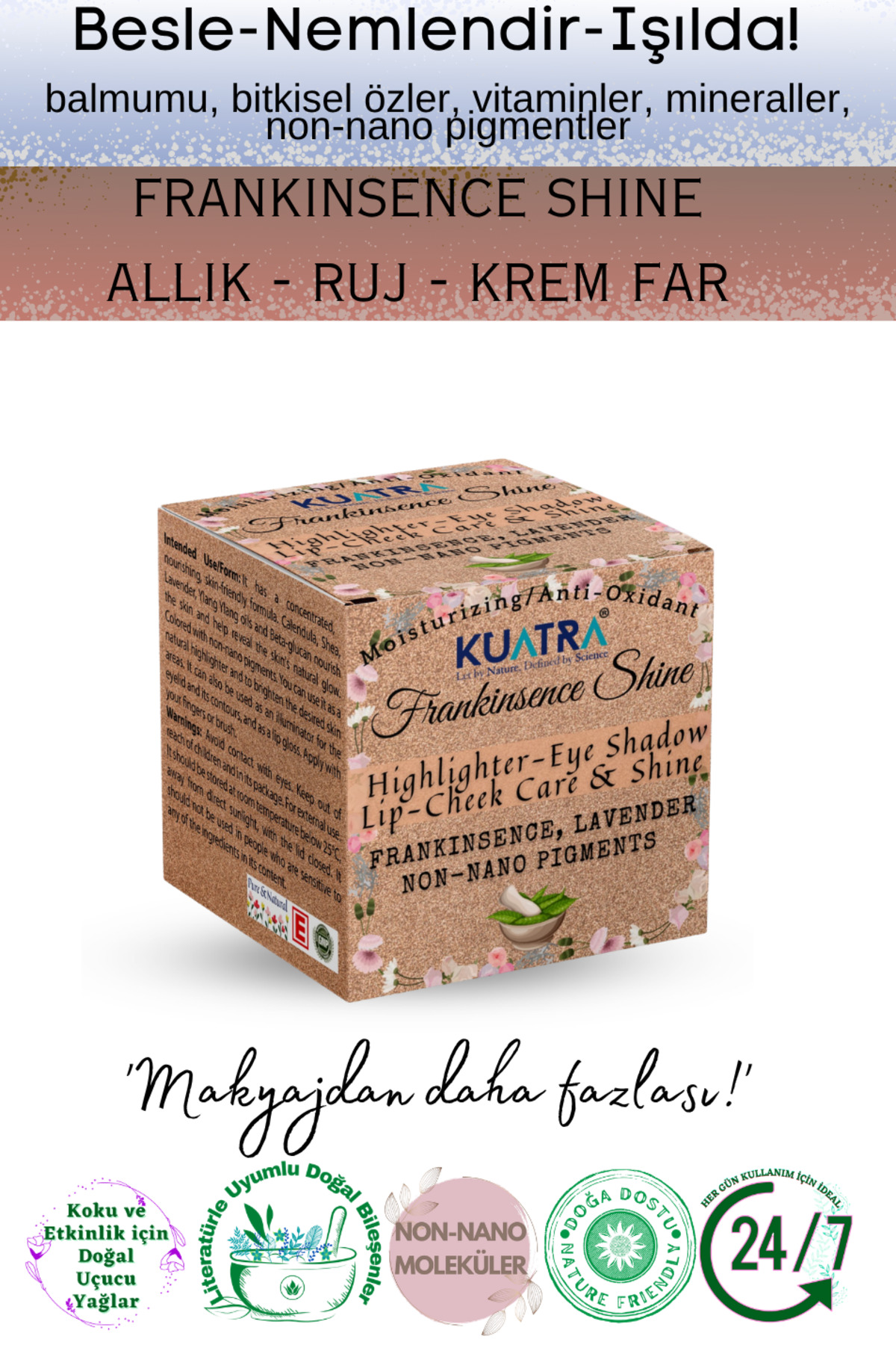 سایه چشم رژ لب گونه فرانکینس شاین ارث - قهوه‌ای 5 — تصویر 3 از 9