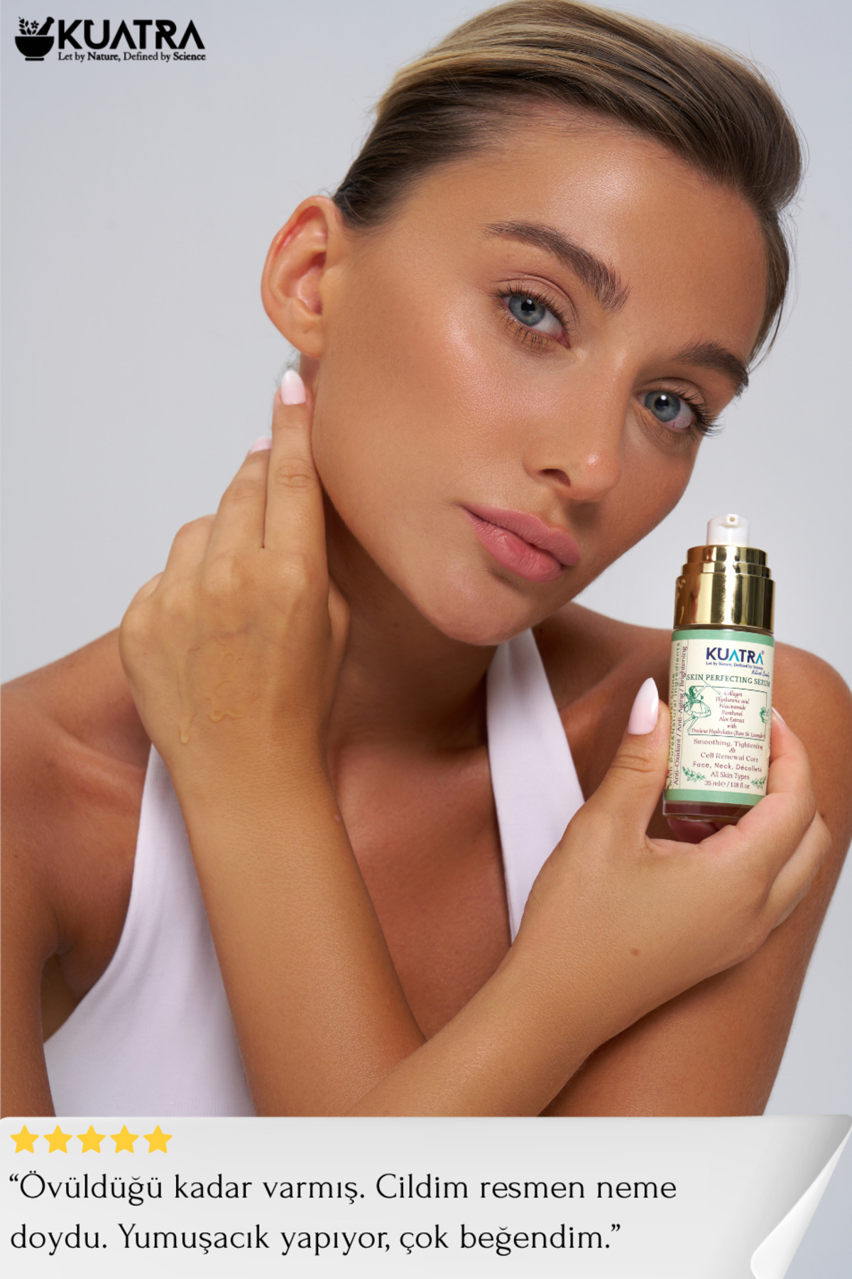 Skin Perfecting Serum (COLLAGEN - HYALURONİC ACİD- NİACİNAMİDE-PANTHENOL-ALOE-ROSE- LAVENDER) — TYC00319562794 — تصویر 9 از 9